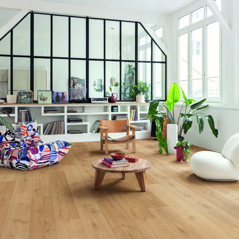 ПВХ-плитка Quick-Step QS Alpha Vinyl BLOOM планка AVMPU 40316 Дуб элегантный натуральный