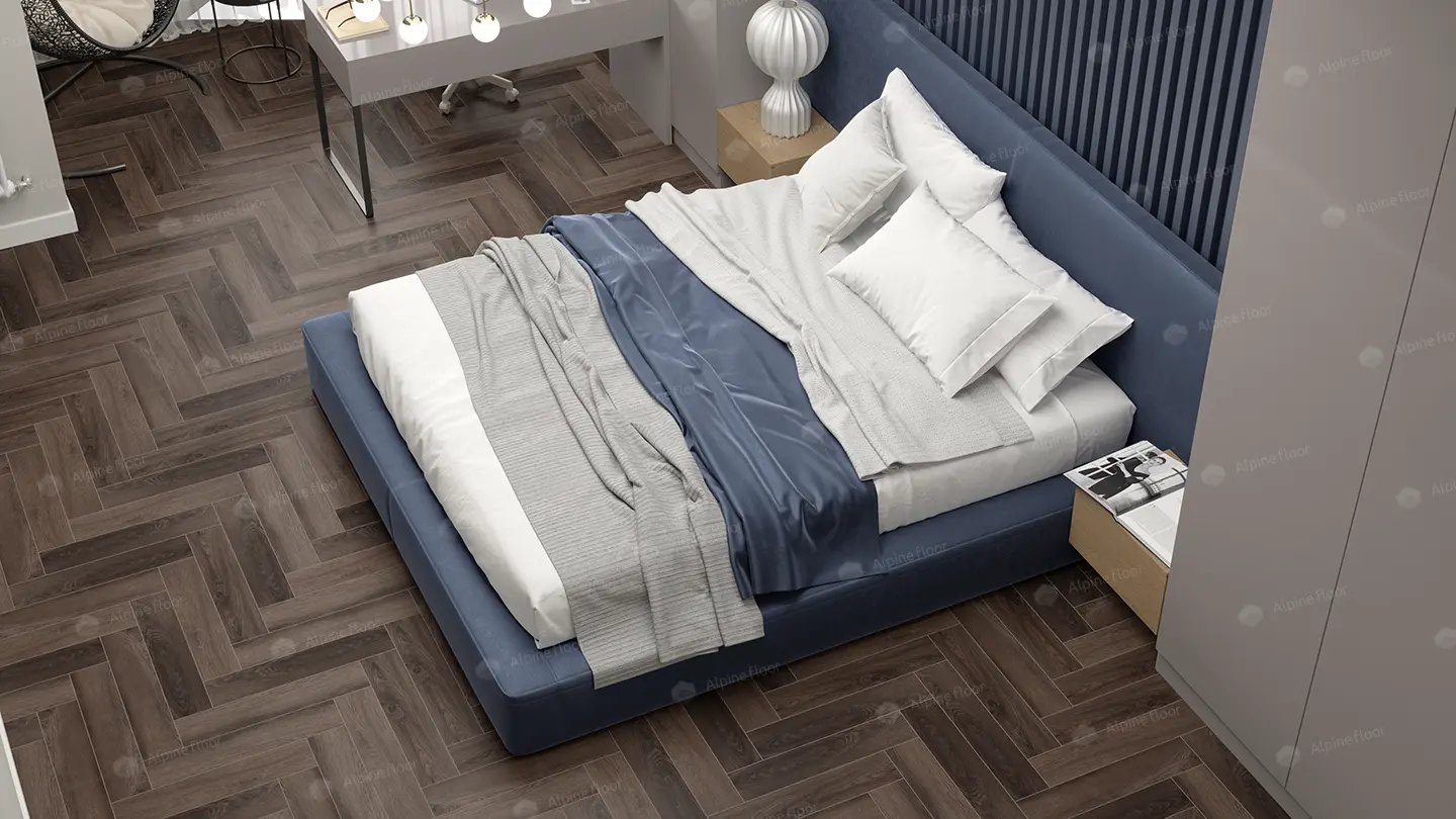 SPC Ламинат Alpine Floor SPC Light Parquet ECO 13-16AB Фафнир 4V 43кл