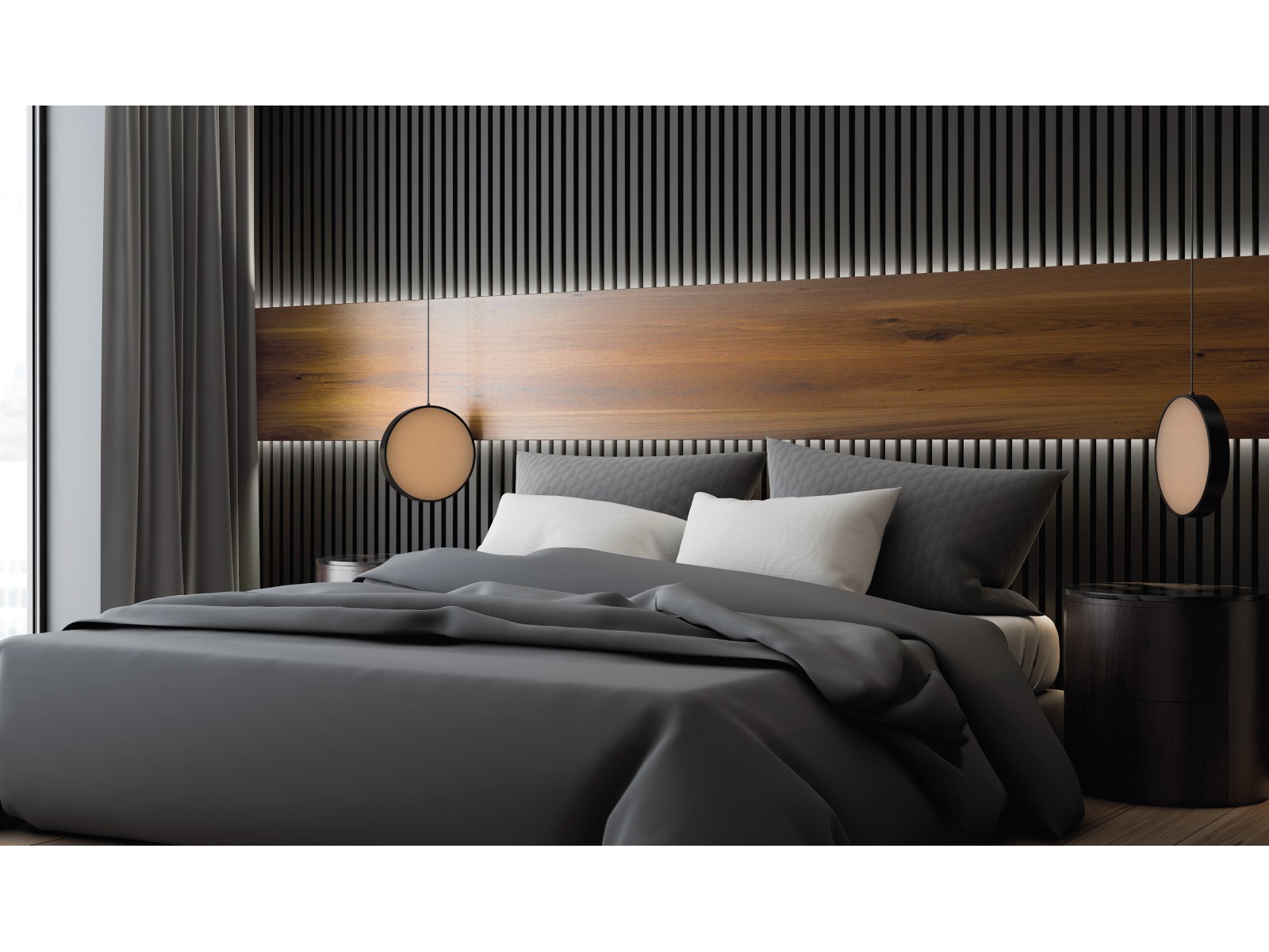 Стеновые Панели Hi Wood LV124 BK