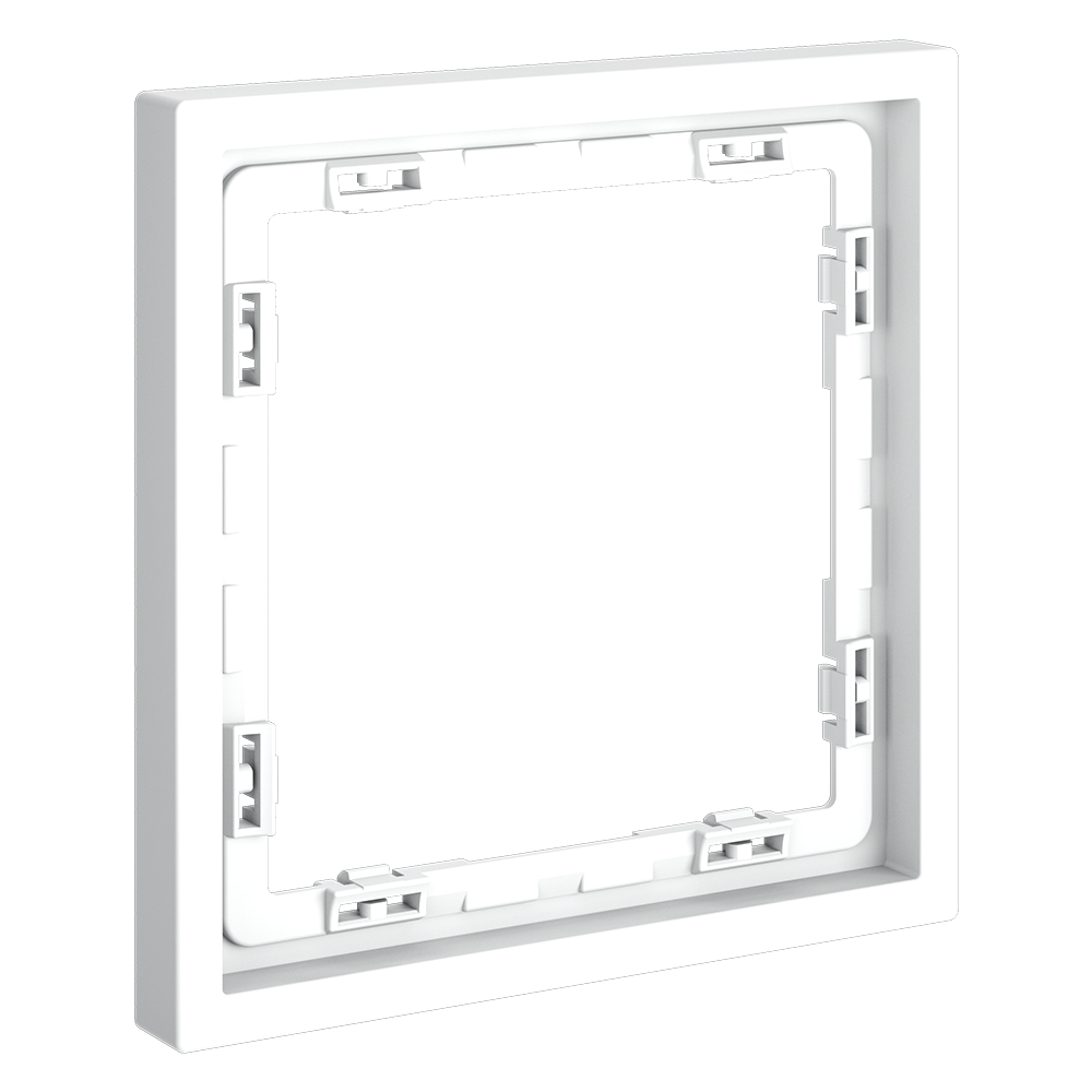 Рамка пластиковая VOLTUM S70 на 1 пост, (белый матовый)