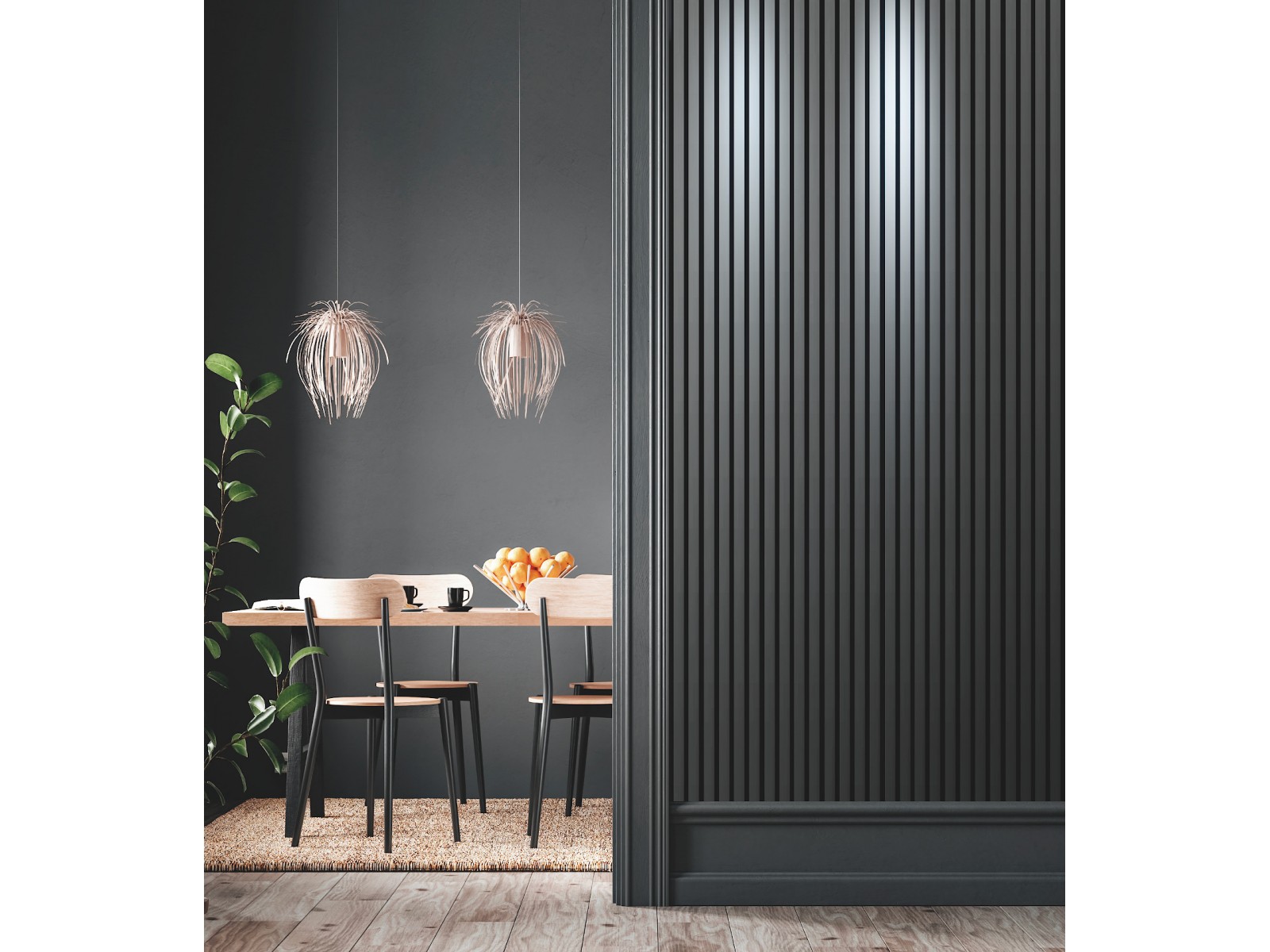 Стеновые Панели Hi Wood LV124 BK