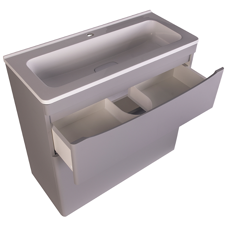 Тумба напольная Creto Oro 80 см 24-ST80-GR серый люкс