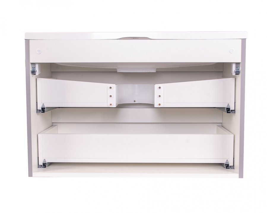 Тумба подвесная Creto Oro 90 см 24-HN90-GR серый люкс