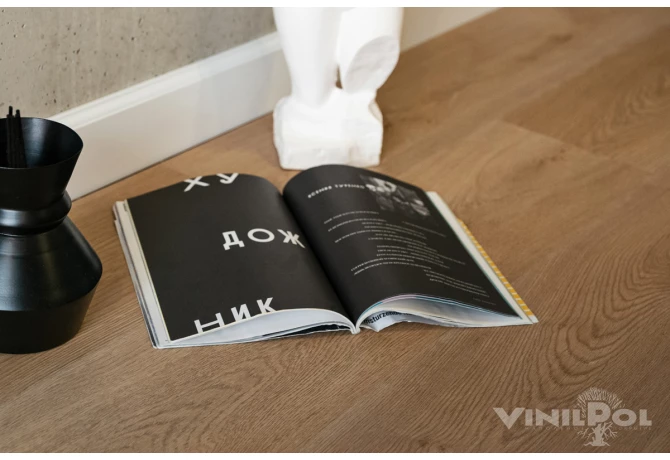 ПВХ плитка VINILAM VinilPol Glue 7898 EIR Дуб Верона Glue