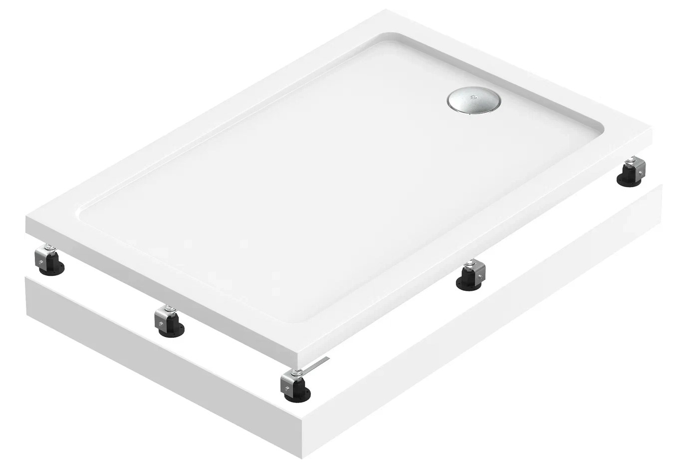 Экран акриловый Creto Olimpos для поддона 120х80 6-1012