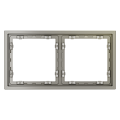 Рамка пластиковая VOLTUM S70 на 2 поста, (шелк)