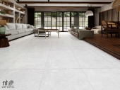 Керамогранит NT CERAMIC Cemento Zett Bianco NTT99600M