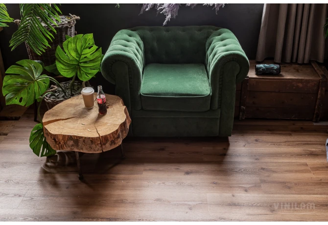 ПВХ плитка VINILAM Glue Дуб Норден (Rich) 8861 Glue