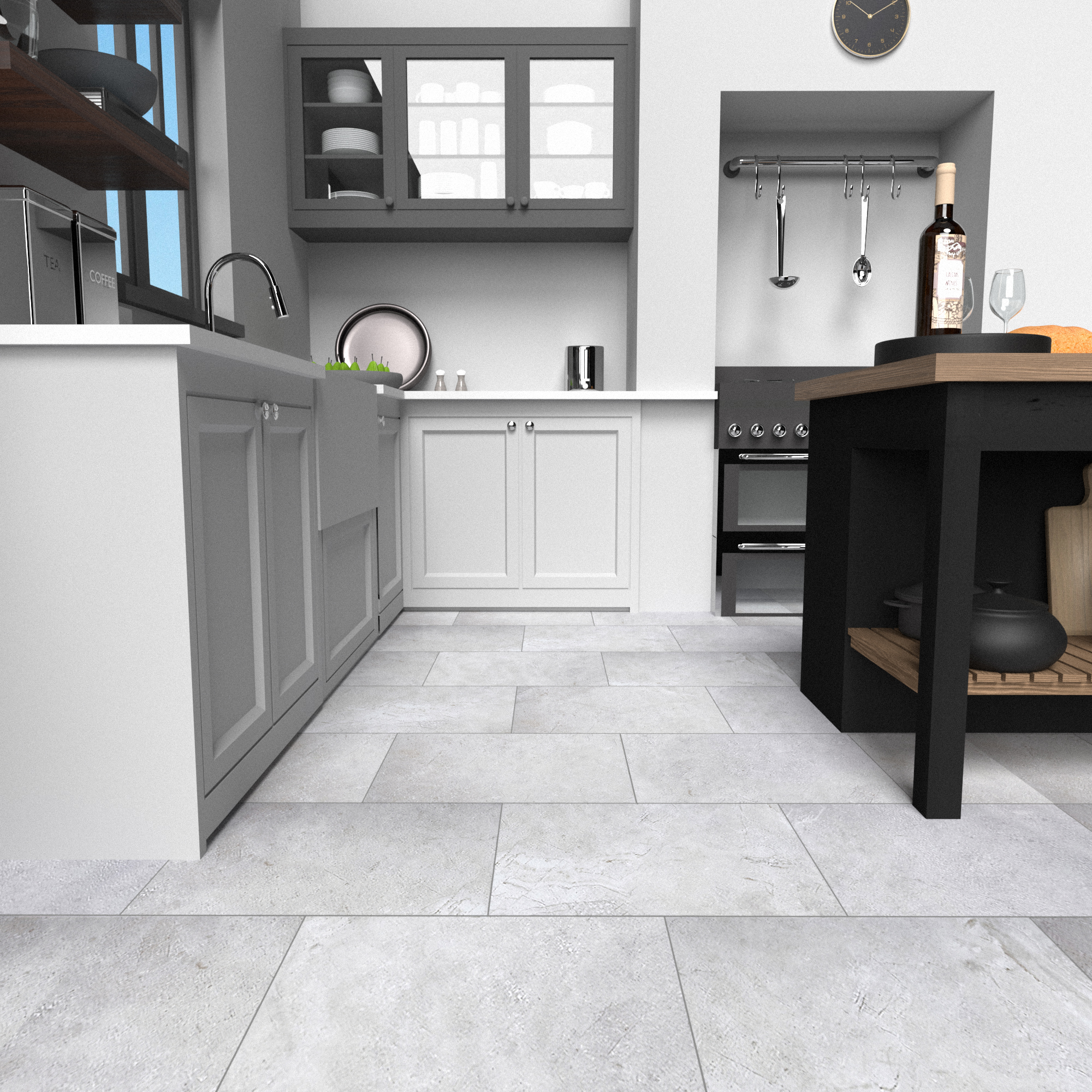 SPC Ламинат Planker Stone 4V Лайт Стоун 5003