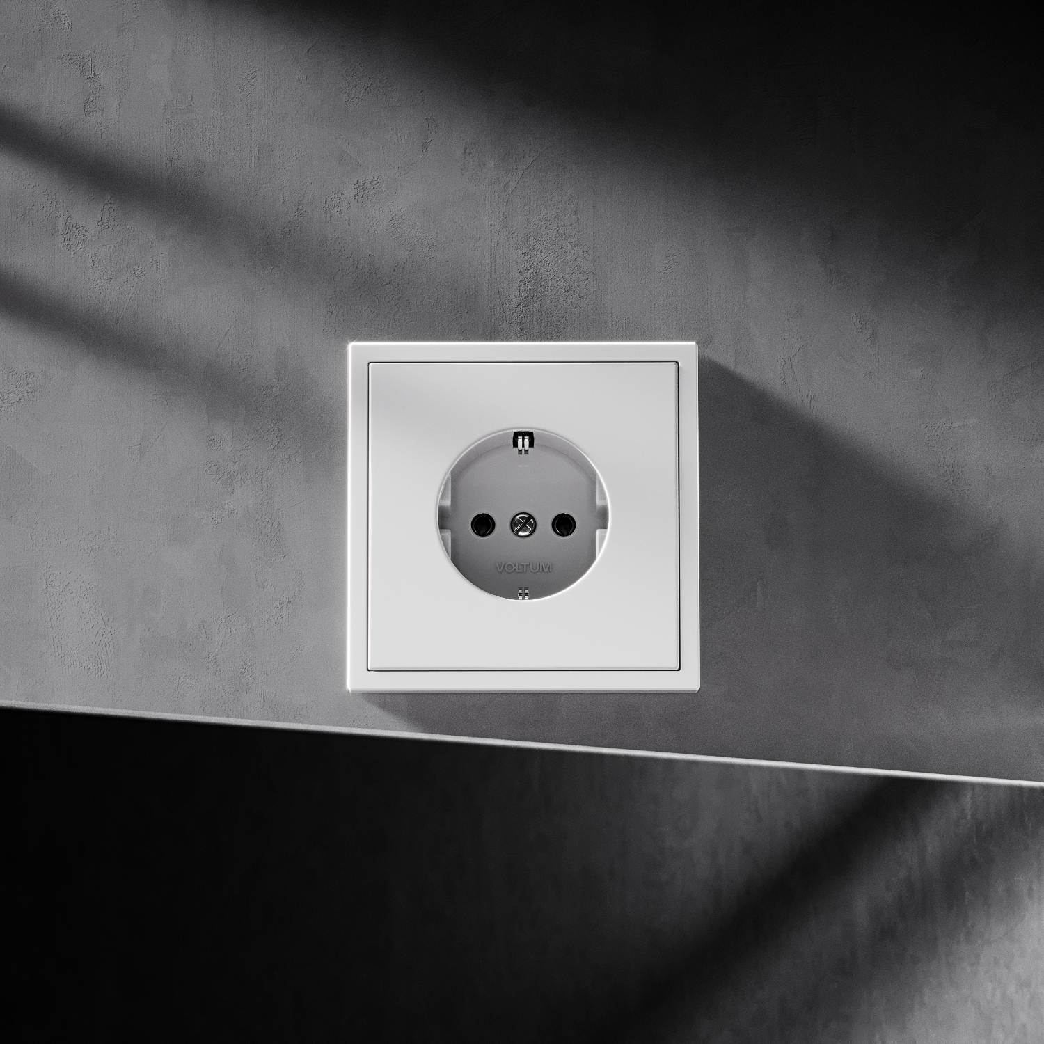 Рамка пластиковая VOLTUM S70 на 1 пост, (титан)