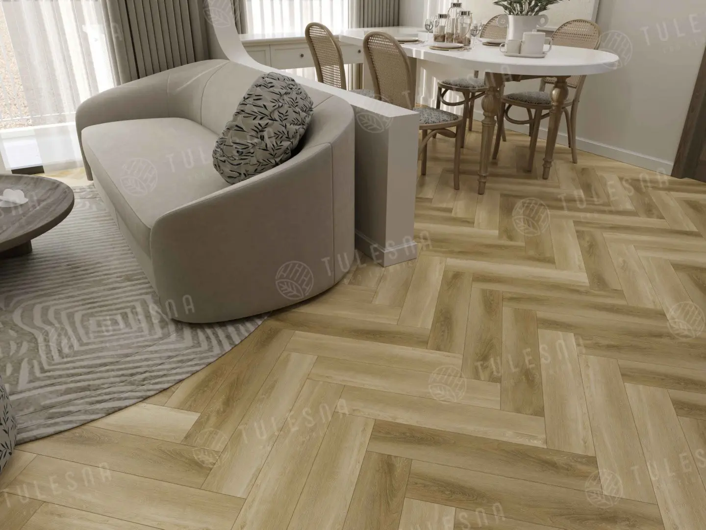 ПВХ-плитка Tulesna Art Parquet LVT Grazioso 1005-601