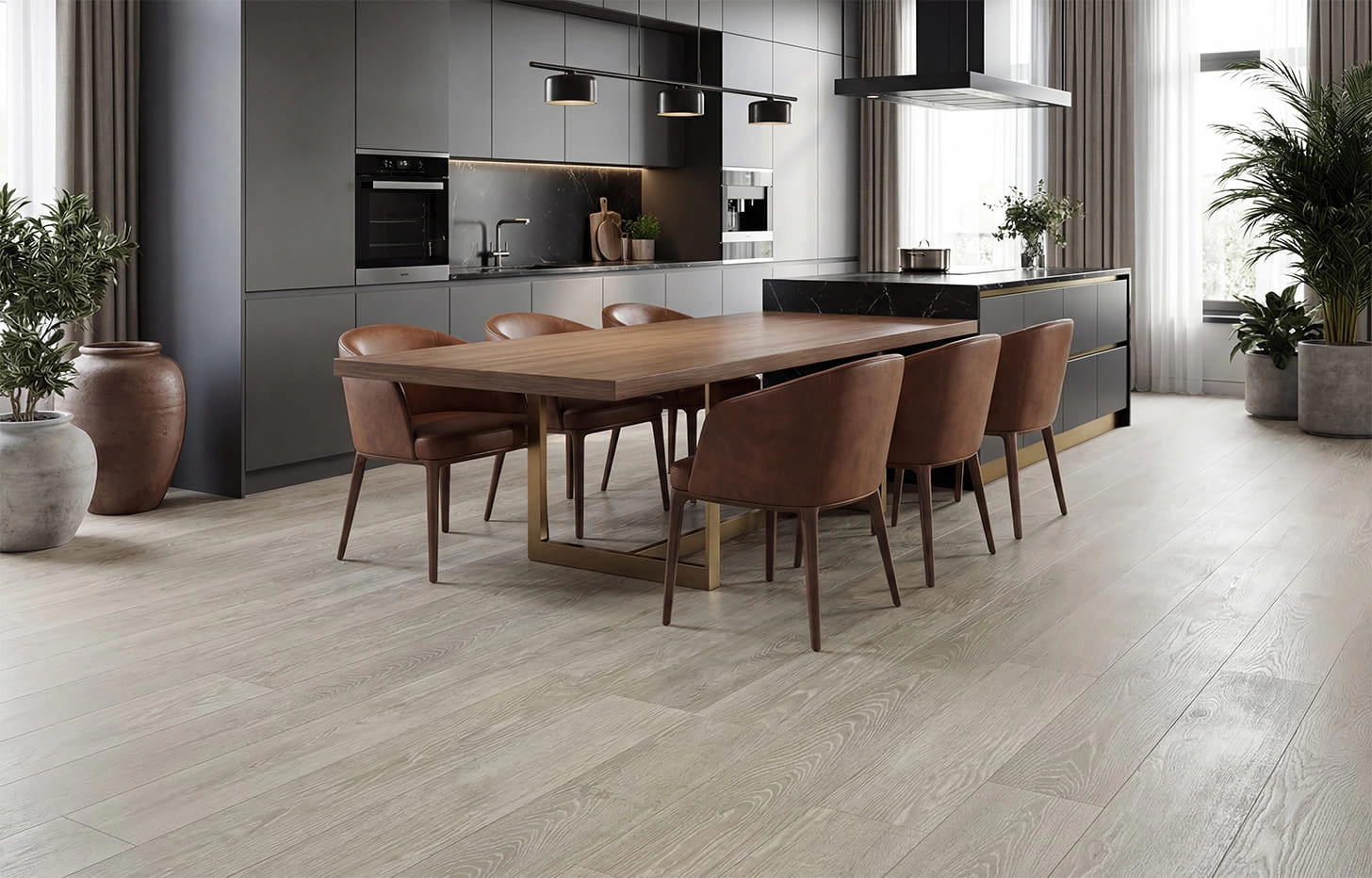 SPC Ламинат Stone Floor MSPC Дуб Монро 91790-8 MР