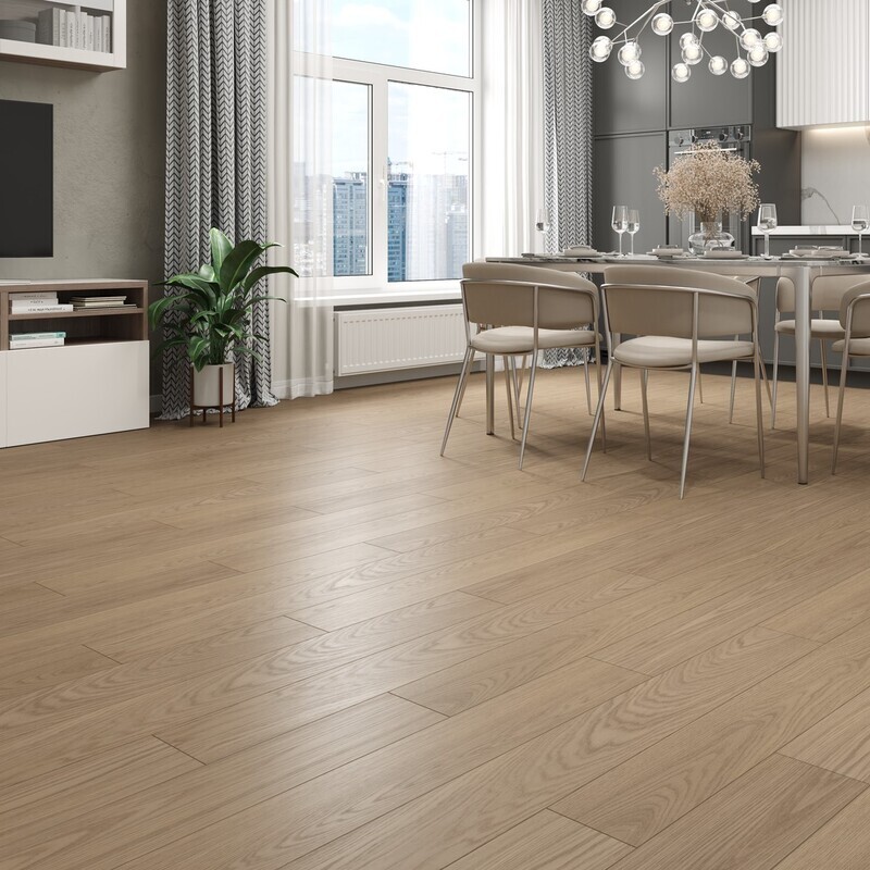 Инженерная доска EPPE 2-х слойная (замок) Арт.: Emon Дуб Cream EM 1606, Дуб Рустик, Лак