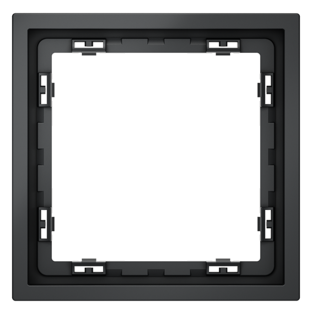 Рамка пластиковая VOLTUM S70 на 1 пост, (графит)