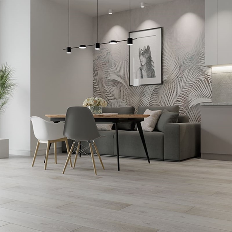 SPC Ламинат Stone Floor MSPC 8мм MP 91799-7 Дуб Зимний вечер