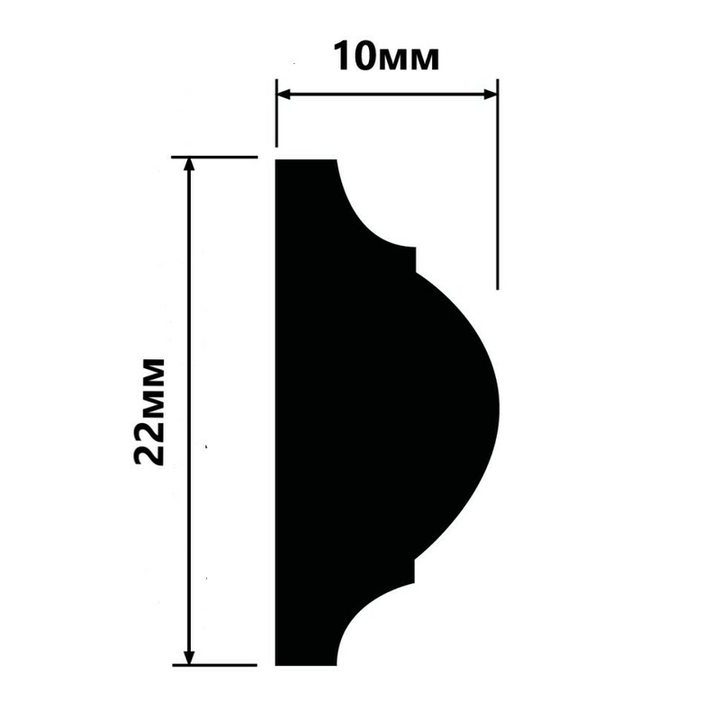 Молдинг HIWOOD D22/ 22 х 10 х 2000