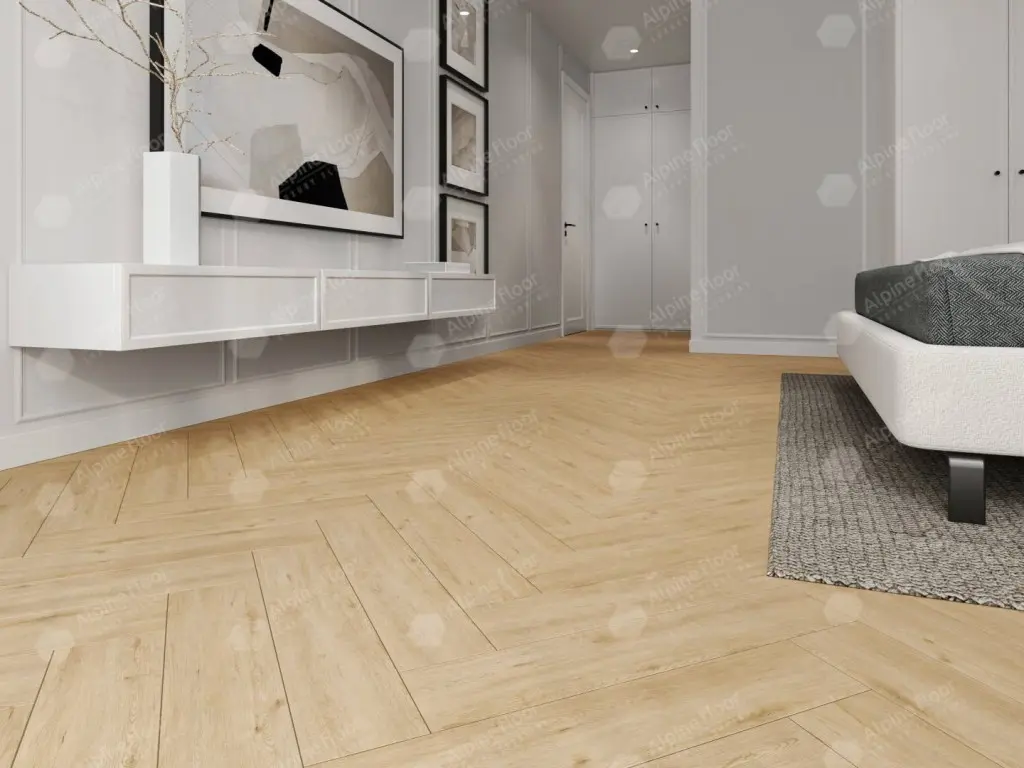 SPC Ламинат Alpine Floor SPC Light Parquet ЕСО 13-26AB Дуб Лесат 4V 43кл