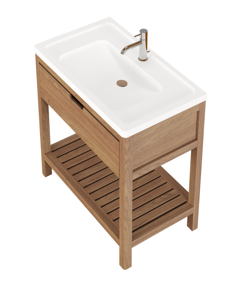 Тумба под раковину Creto Provence Family Wood  85