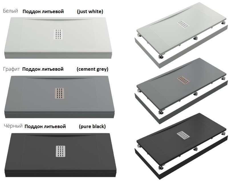Душевой поддон Creto Etna 140x80 прямоугольный, белый