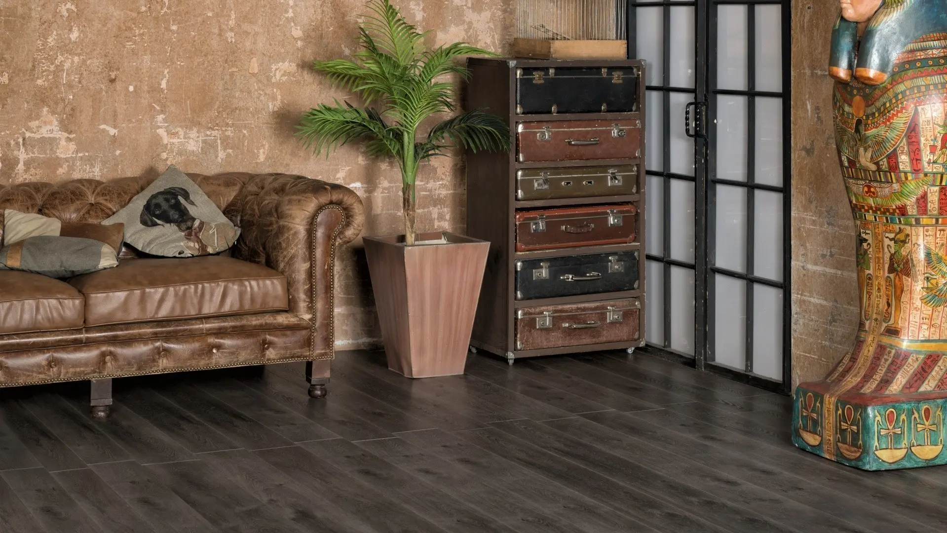 SPC Ламинат Alpine Floor ABA Premium XL ЕСО 7-11 Дуб Торфяной 4V 43кл