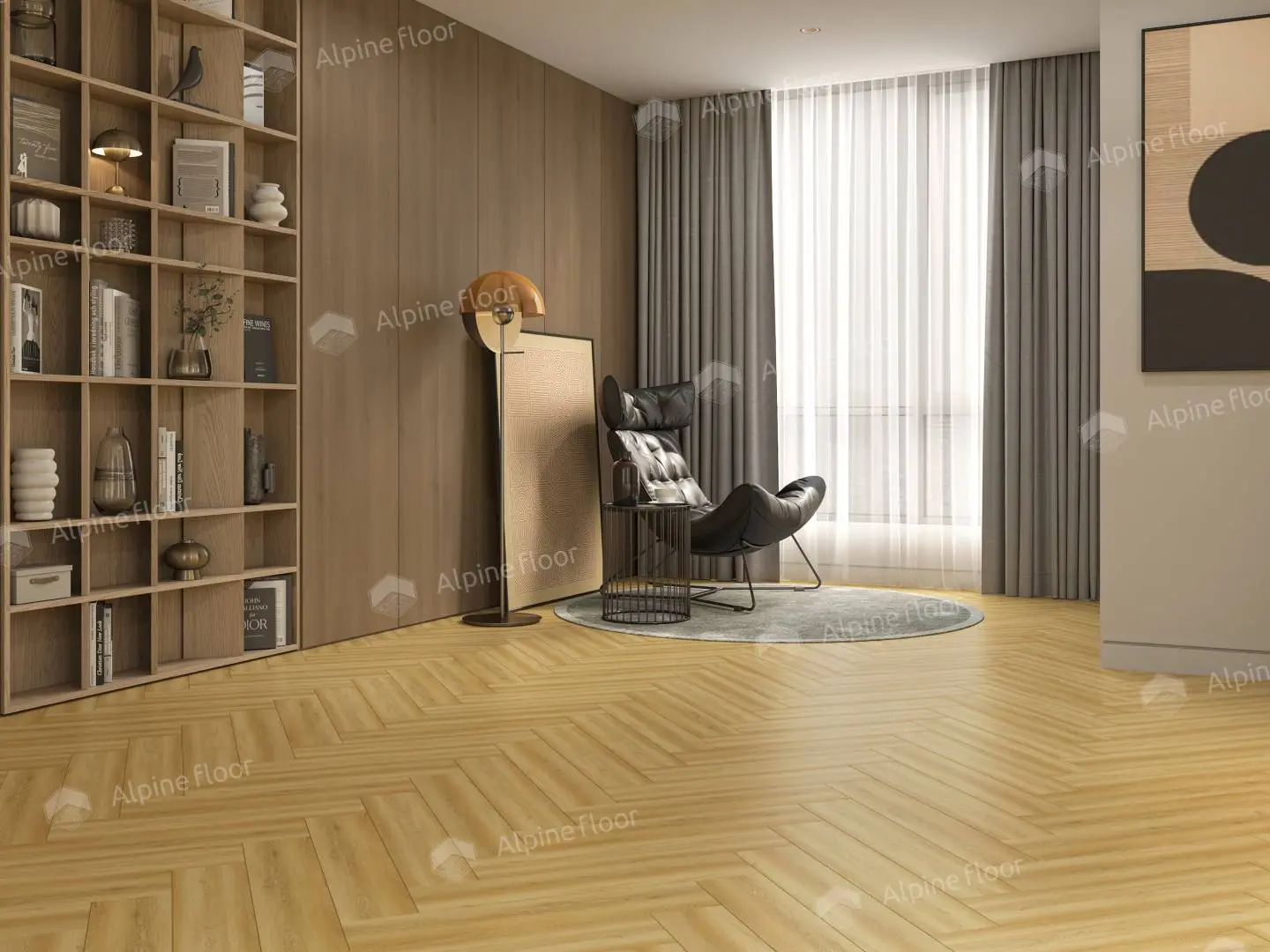 SPC Ламинат Alpine Floor SPC Light Parquet ЕСО 13-28AB Дуб Поллукс 4V 43кл