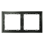 Рамка пластиковая VOLTUM S70 на 2 поста, (титан)