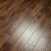 Паркетная доска Wood Bee HDF  Экзотическая коллекция Американский орех селект лак Select