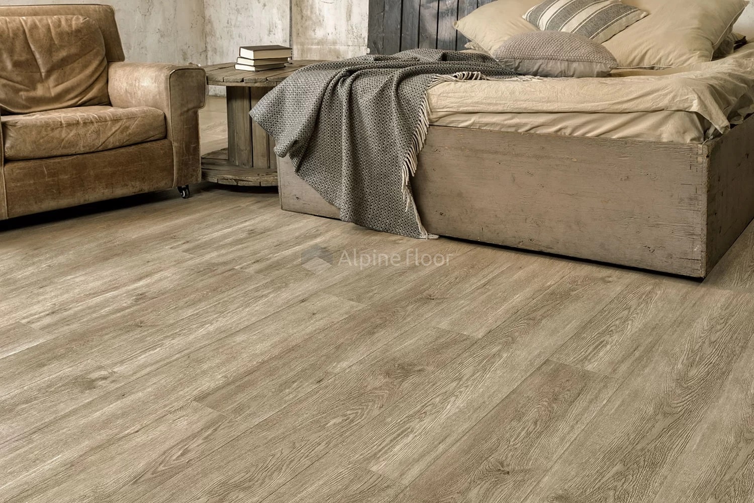 ПВХ-плитка Alpine Floor Grand Sequoia LVT ECO 11-602 Миндаль