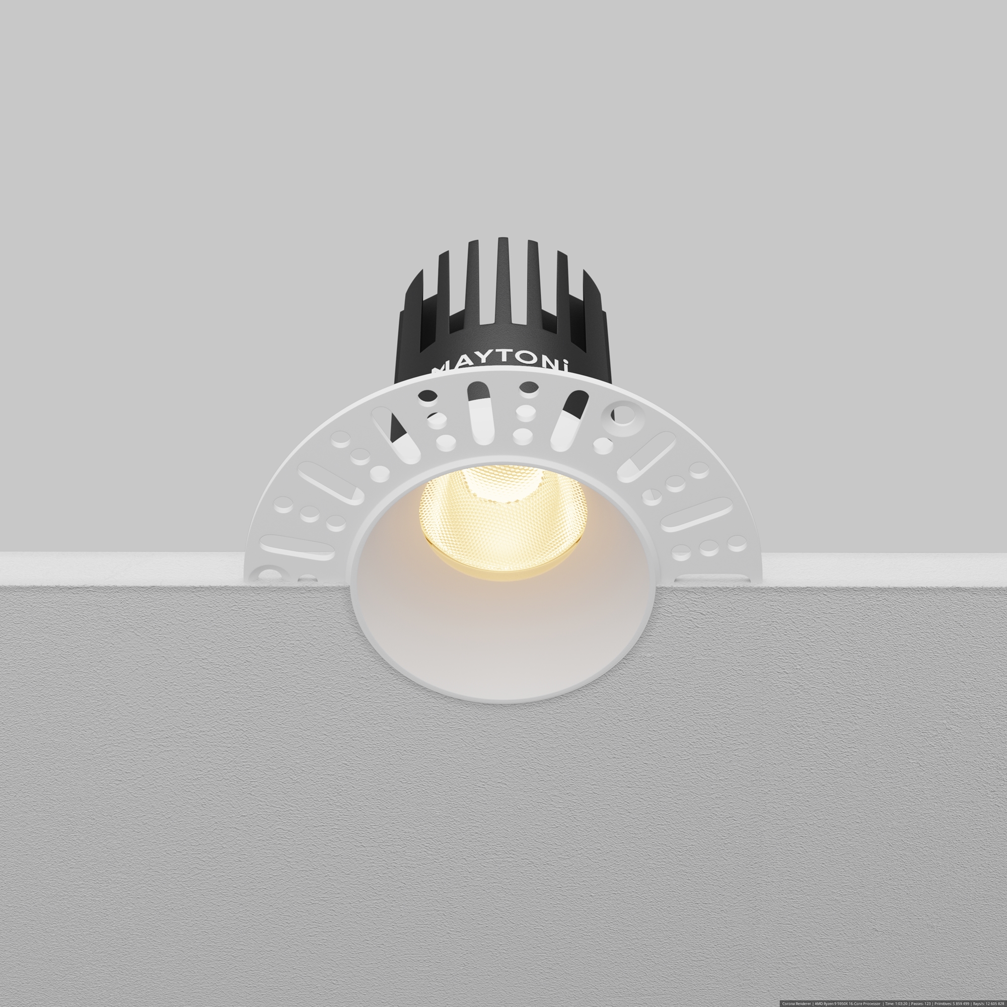 Встраиваемый светильник Technical DL119-10W-2.7K-TRS-W