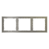 Рамка пластиковая VOLTUM S70 на 3 поста, (шелк)