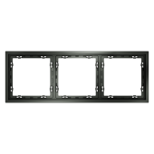 Рамка пластиковая VOLTUM S70 на 3 поста, (титан)