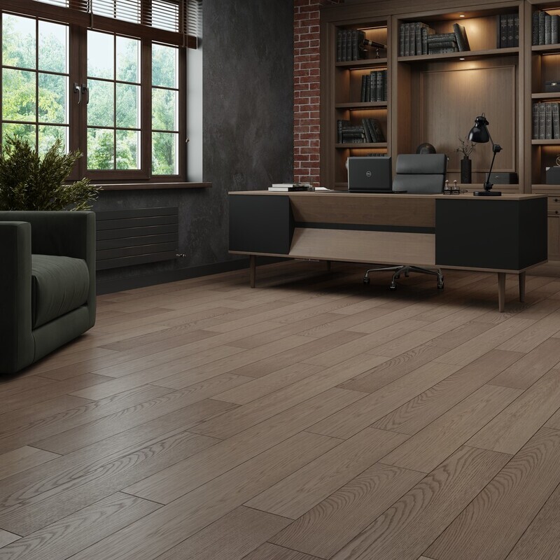 Инженерная доска EPPE 2-х слойная (шип-паз) Арт.: Malmo Дуб Silk ML 1802, Дуб Натур, Лак