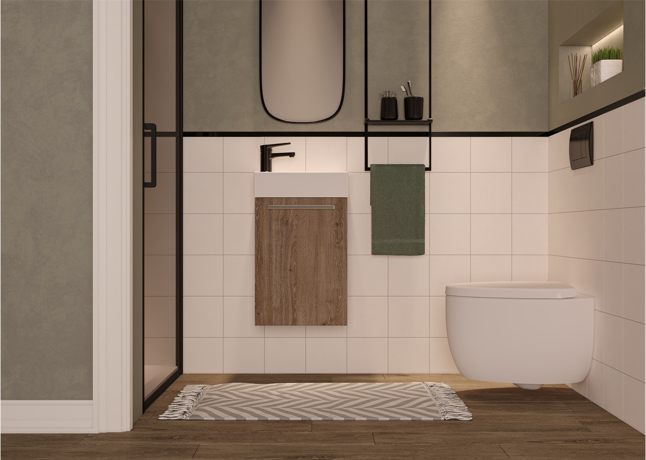 Тумба под раковину Creto Pollino Truffle