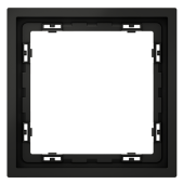 Рамка пластиковая VOLTUM S70 на 1 пост, (черный матовый)