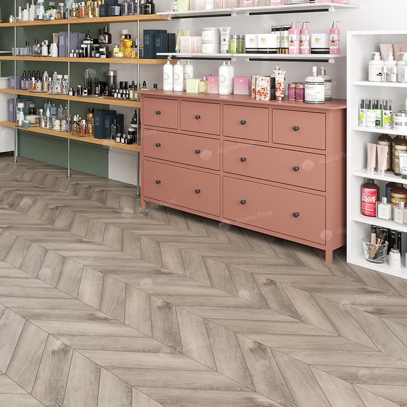 SPC Ламинат Alpine Floor SPC Chevron Alpine ECO 18-8 Дуб Исида 4V 43кл