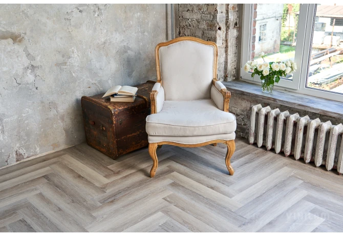 ПВХ плитка VINILAM Parquet Herringbone Glue GD11122 Паркет Эрмитаж Glue