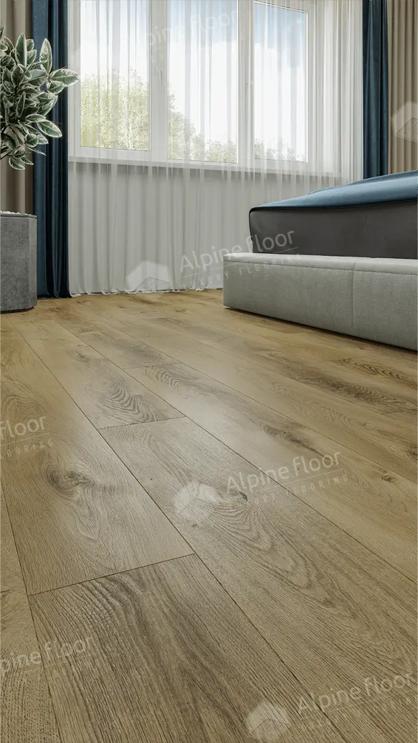 ПВХ-плитка Alpine Floor Liberty Loose Lay LVT Дуб Натуральный Отбеленный ECO 23-3