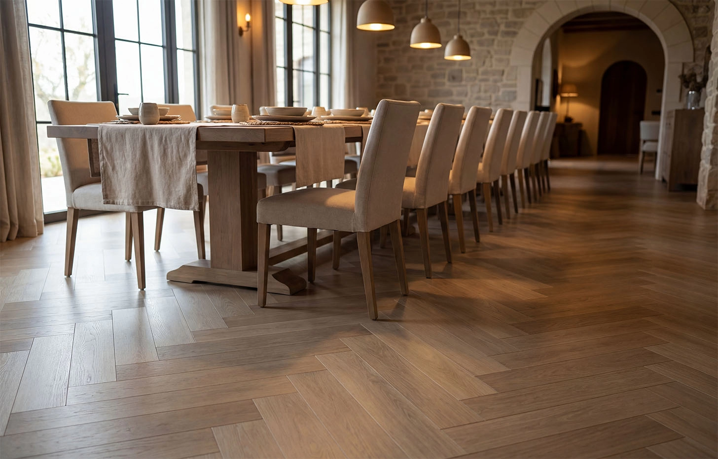 SPC Ламинат Stone Floor  MSPC Дуб Растлфилд