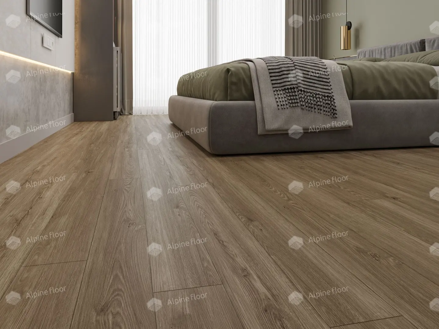 ПВХ-плитка Alpine Floor LVT Sequoia ЕСО 6-11 Секвойя Рустикальная 4V 43кл