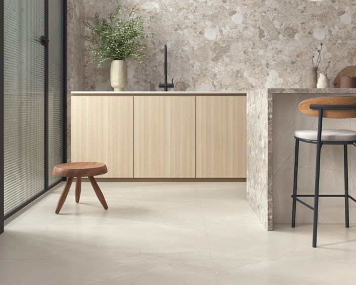 Керамогранит NT CERAMIC Terrazzo Beige Creative 4D NTTVL99846D