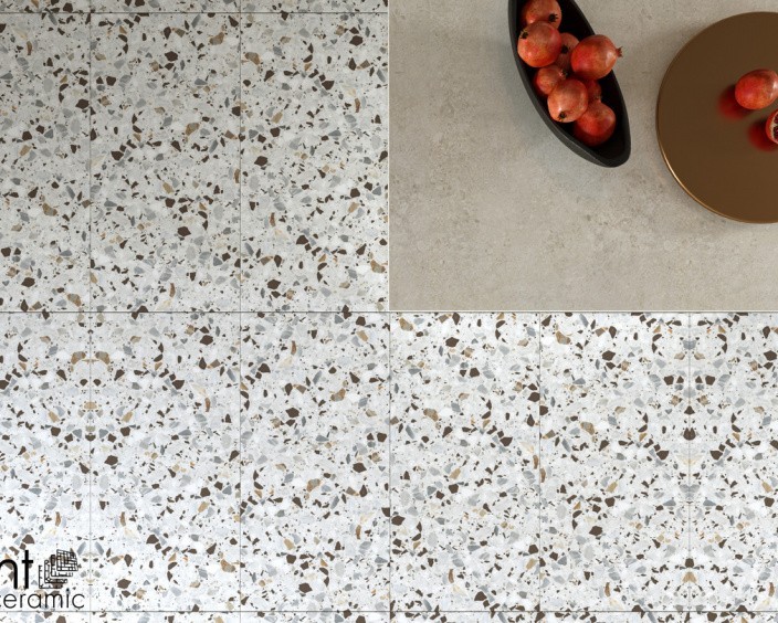 Керамогранит NT CERAMIC Terrazzo White NTT99606