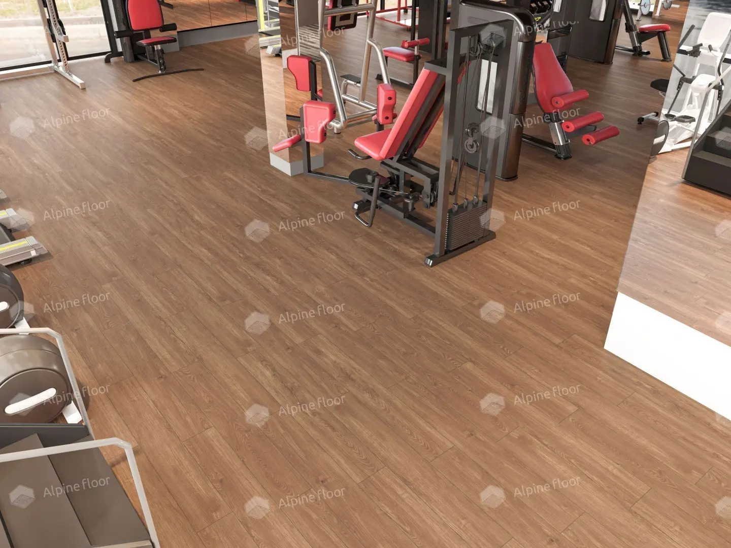 ПВХ-плитка Alpine Floor LVT Sequoia ЕСО 6-12 Секвойя Тёмная 4V 43кл