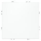 Выключатель с самовозвратом встраиваемый VOLTUM S70 одноклавишный 10А, (белый матовый)