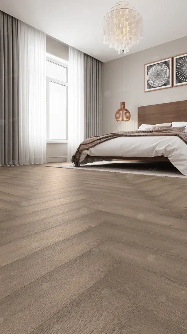 SPC Ламинат Alpine Floor SPC Light Parquet ЕСО 13-7AB Дуб Насыщенный 4V 43кл