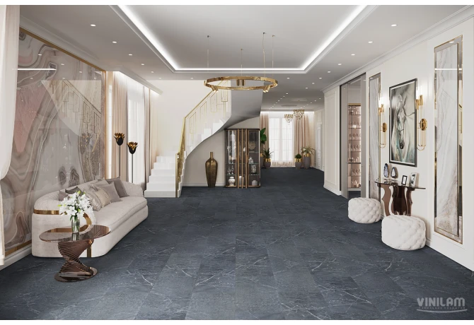 ПВХ плитка CERAMO VINILAM Glue 2,5 мм 91909 Ионический Мрамор Glue