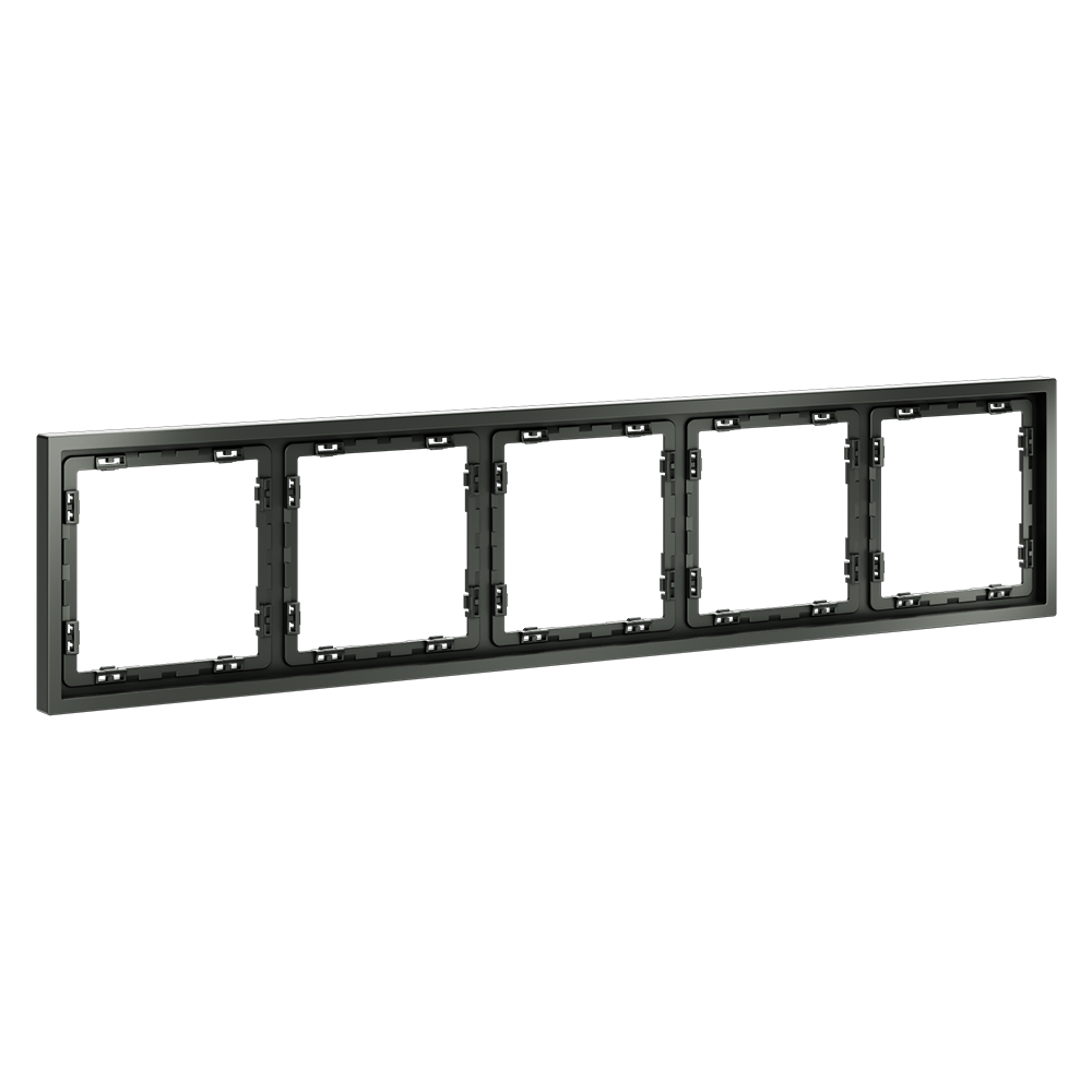 Рамка пластиковая VOLTUM S70 на 5 постов, (титан)