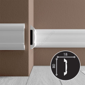 Молдинг Bello Deco М80 80x18x2000