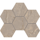 Мозаика BR02 Hexagon 25x28,5 непол.