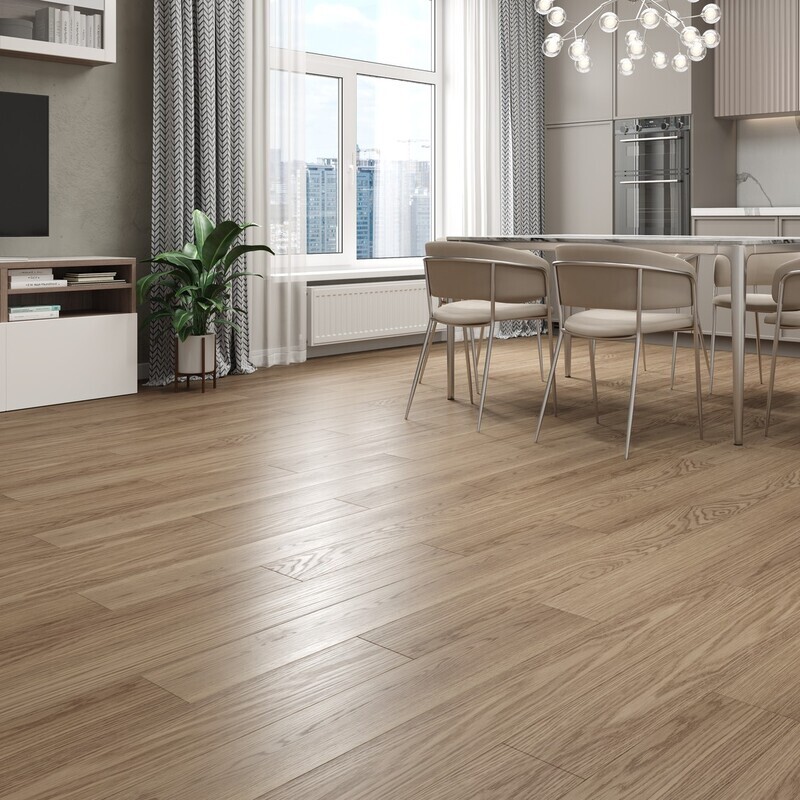 Инженерная доска EPPE 2-х слойная (замок) Арт.: Emon Дуб Ivory EM 1605, Дуб Натур, Лак