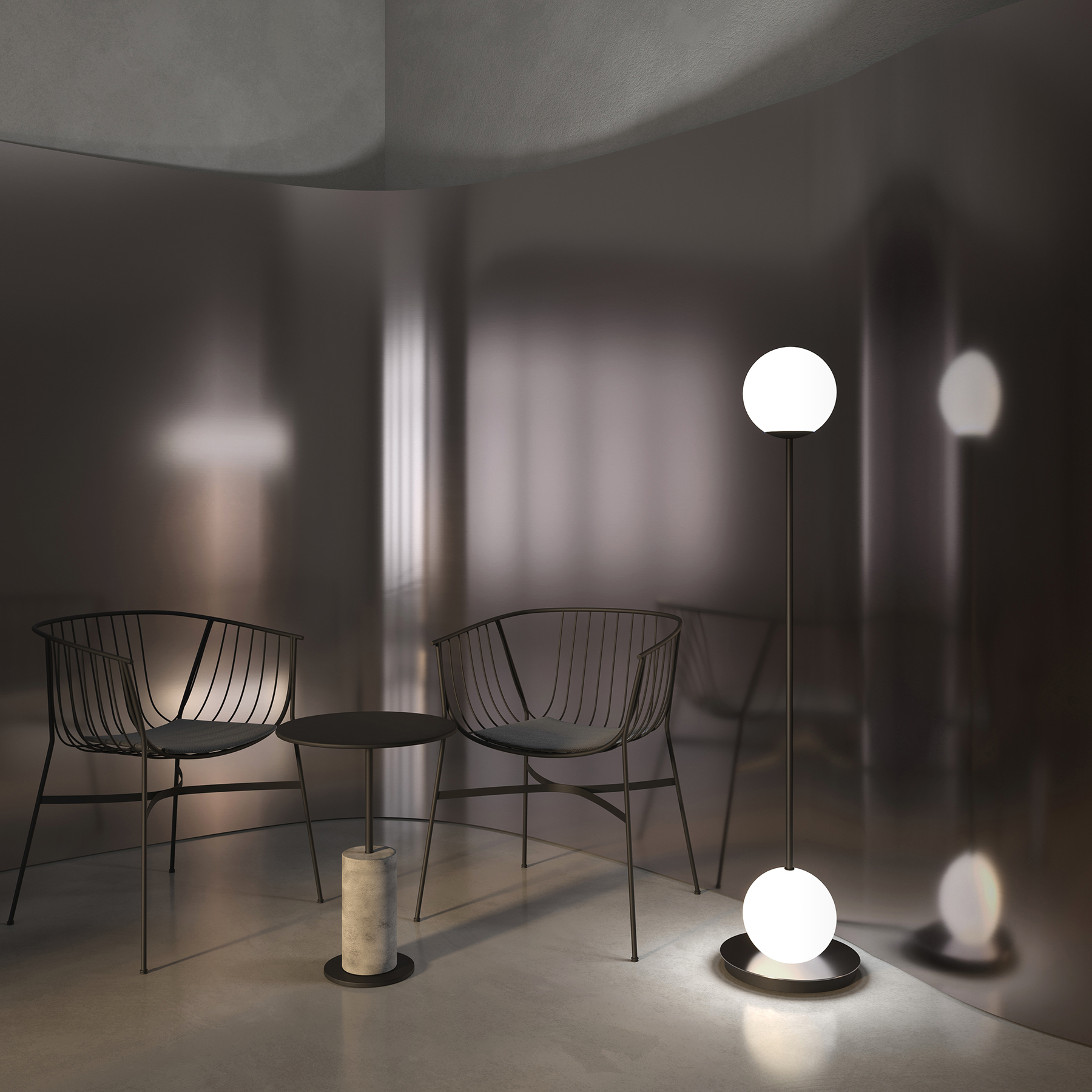 Напольный светильник (торшер) Maytoni MOD427FL-L20B3K